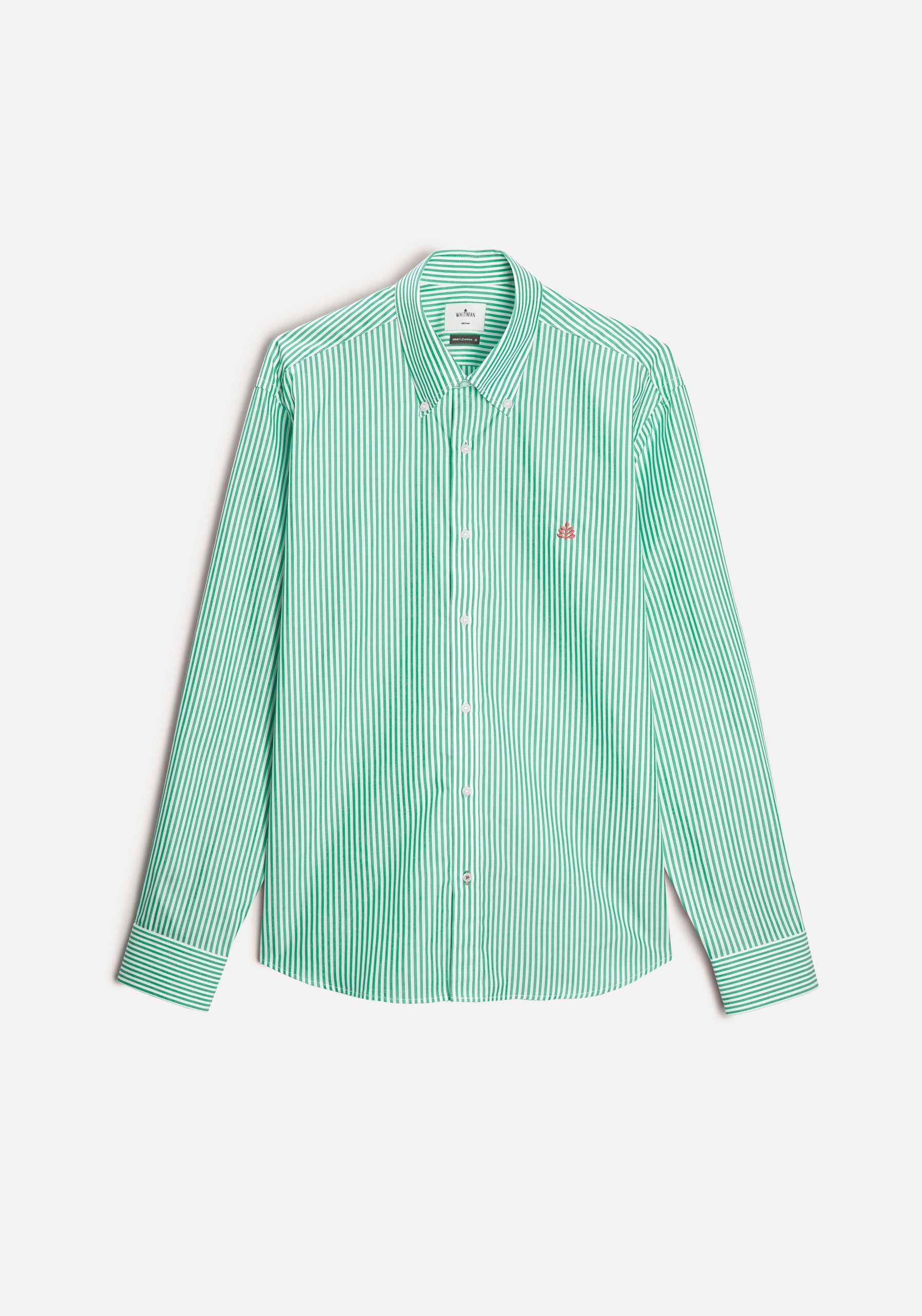 Camisa H CBD Rayas L-Sal Verde Medio