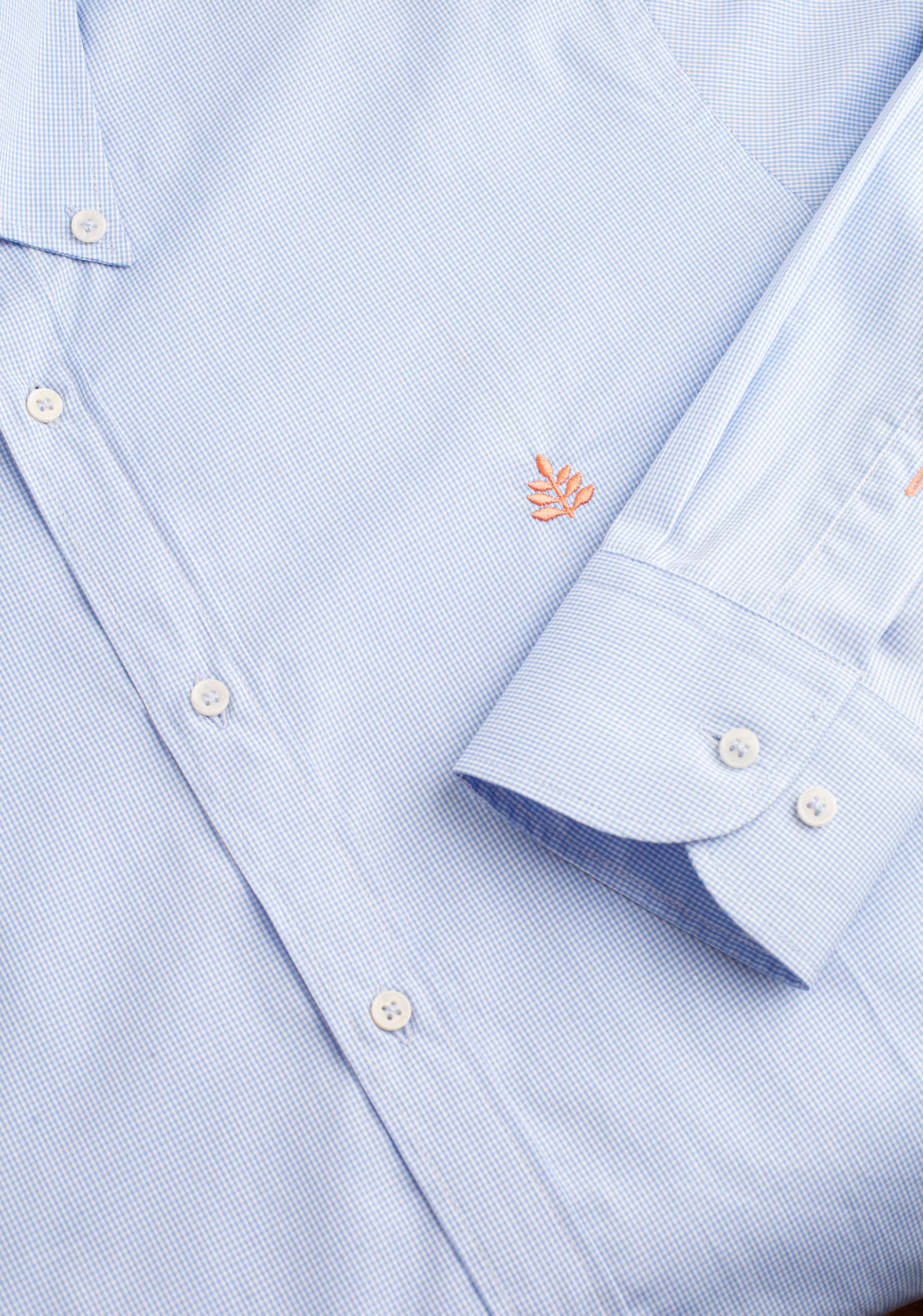 Camisa H CBD Cuadro L-Sal Azul Medio
