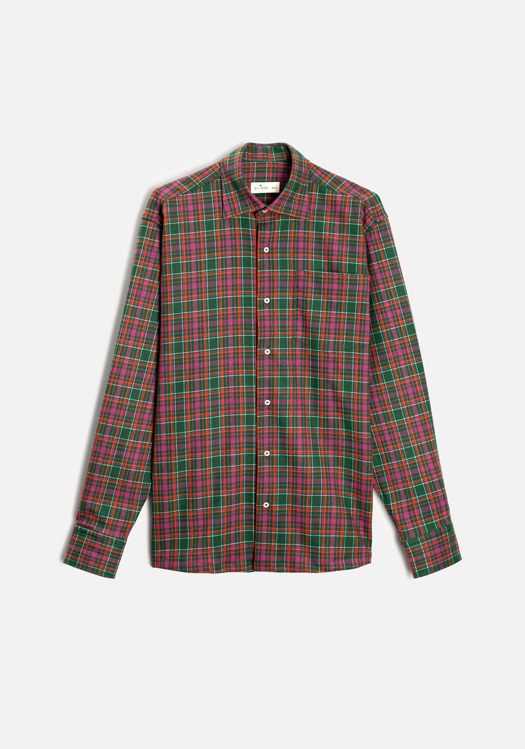 Camisa H CI Jamaica Cuadros Verdes