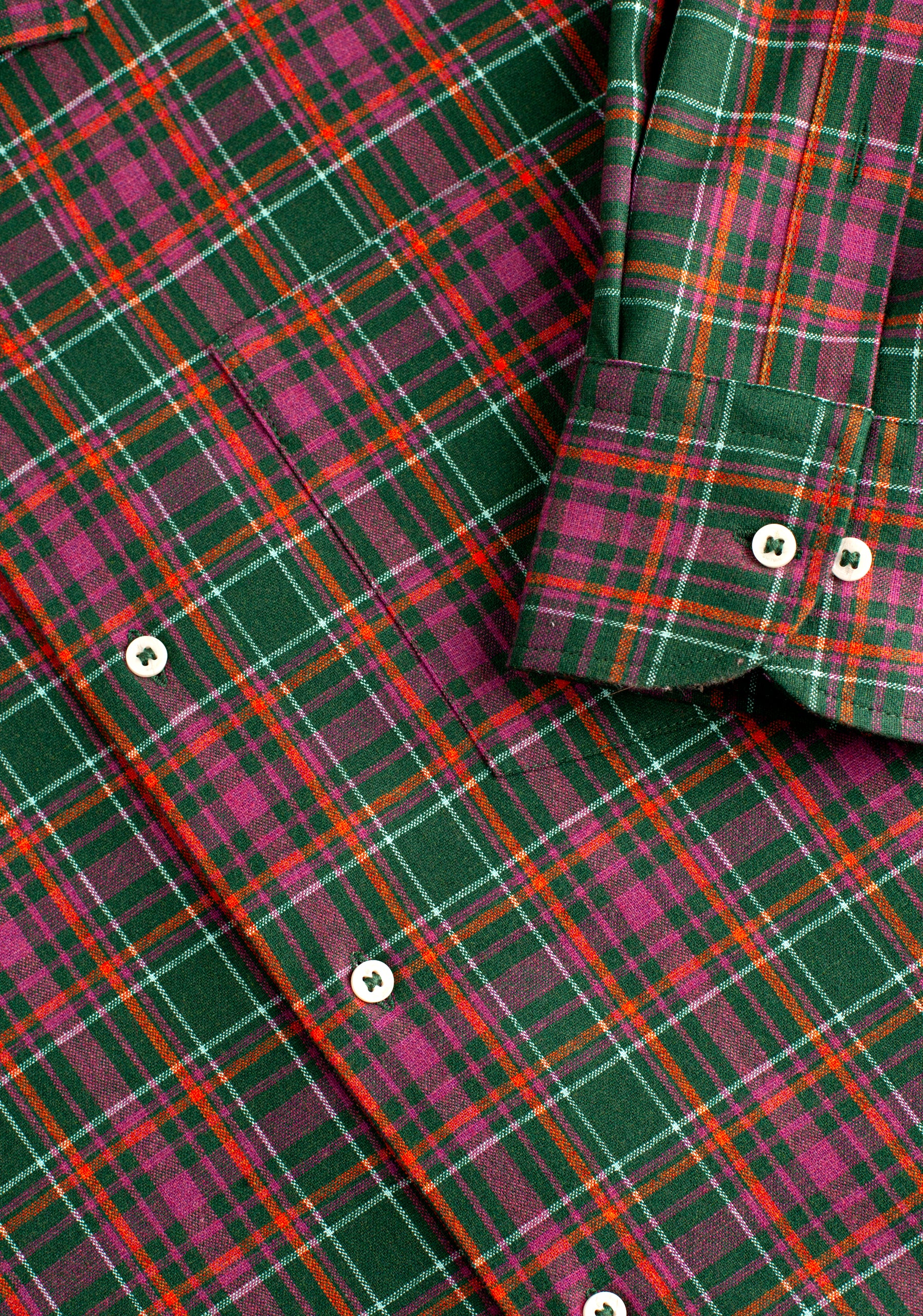 Camisa H CI Jamaica Cuadros Verdes